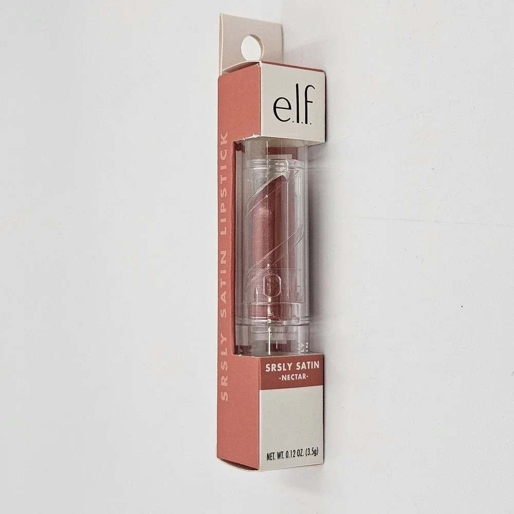 e.l.f. SRSLY Satin Lipstick Nectar 0.12 oz Cruelty Free Vegan New Sealed